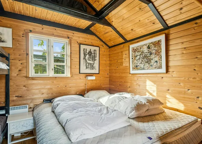 بيت للعطل Timber House On Dune Plot Near Hulsig